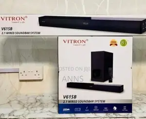 V61sb Vitron 2.1ch Wired Sound Bar System Bt/Ub/Fm - Black Body
