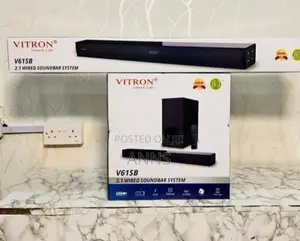 Vitron 2.1ch Wired Sound Bar System Usb/Fm - Black Body v-61sb