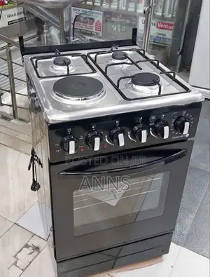 Volsmart 3gas + 1 Electric Free Standing Gas Cooker Plus Electric Oven