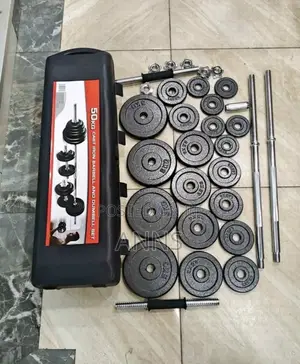 50kilograms Dumbbells Set / Cast Iron Weights