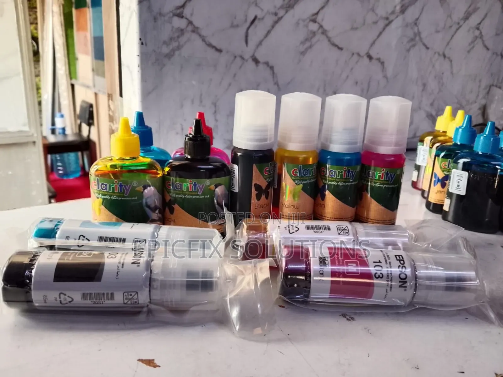 All Epson Printer Original Type of Inks Available