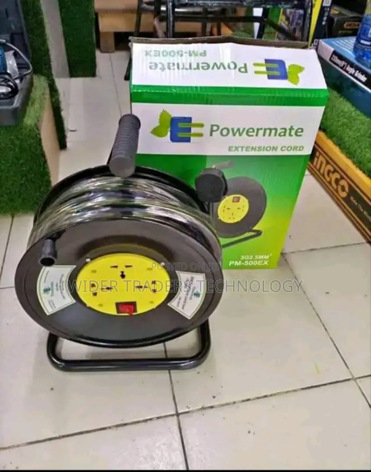 Powermate Extension Cord Reel 50-Meter, 2.5mm, 3-Core Copper Cable