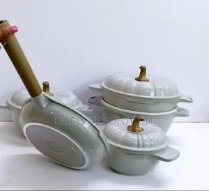 Pumpkin Granite Cookware Set