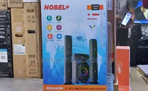 Nobel Tall Boy Speakers-Bt Hometheare-55000w Pmpo- Nb 2080
