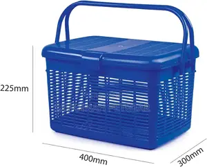 High-Quality Plastic Pet Cat, Rabbit Carrier (H24cm X W27cm X L35cm)