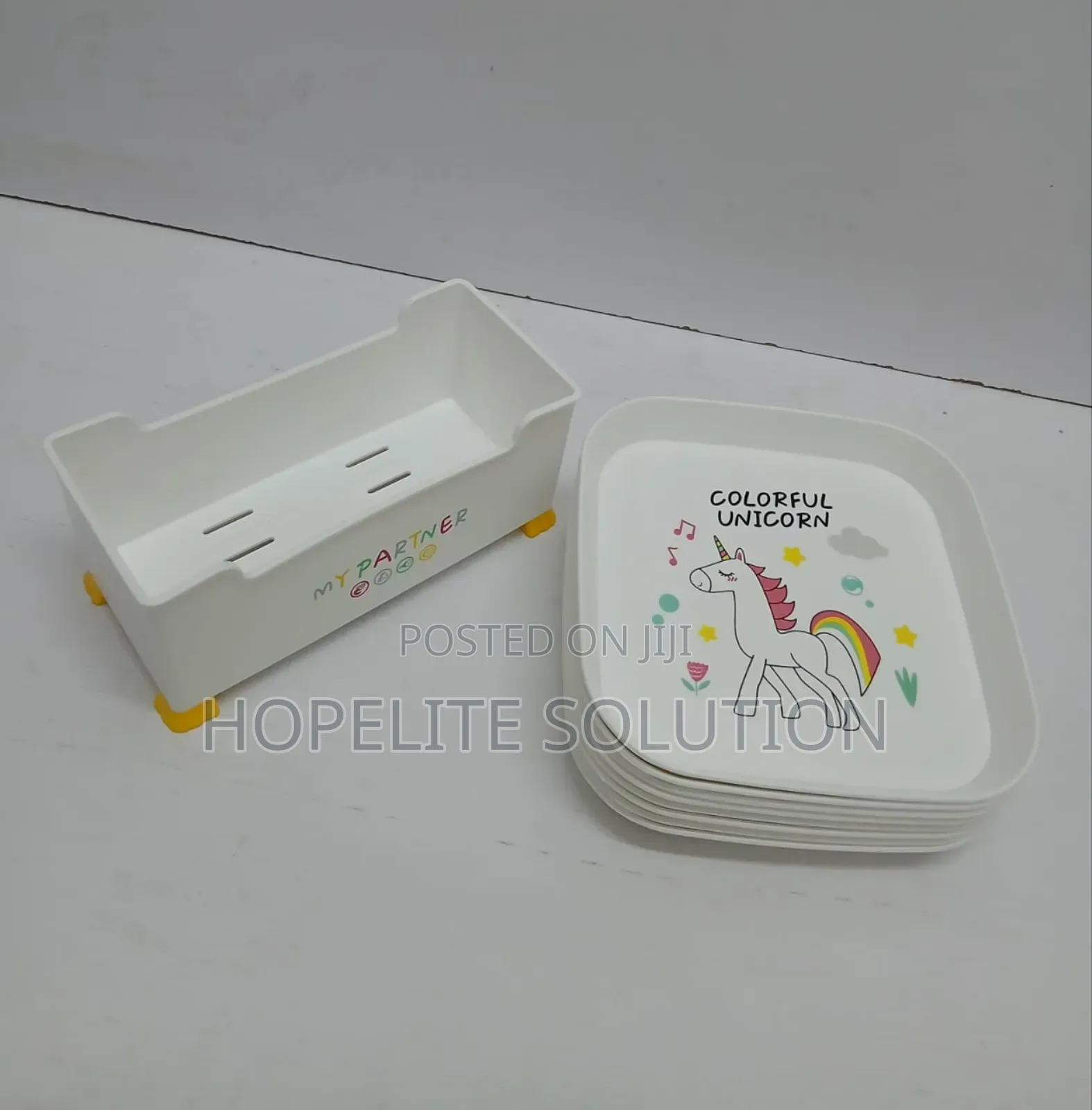 Kids Stack Plates With Stand