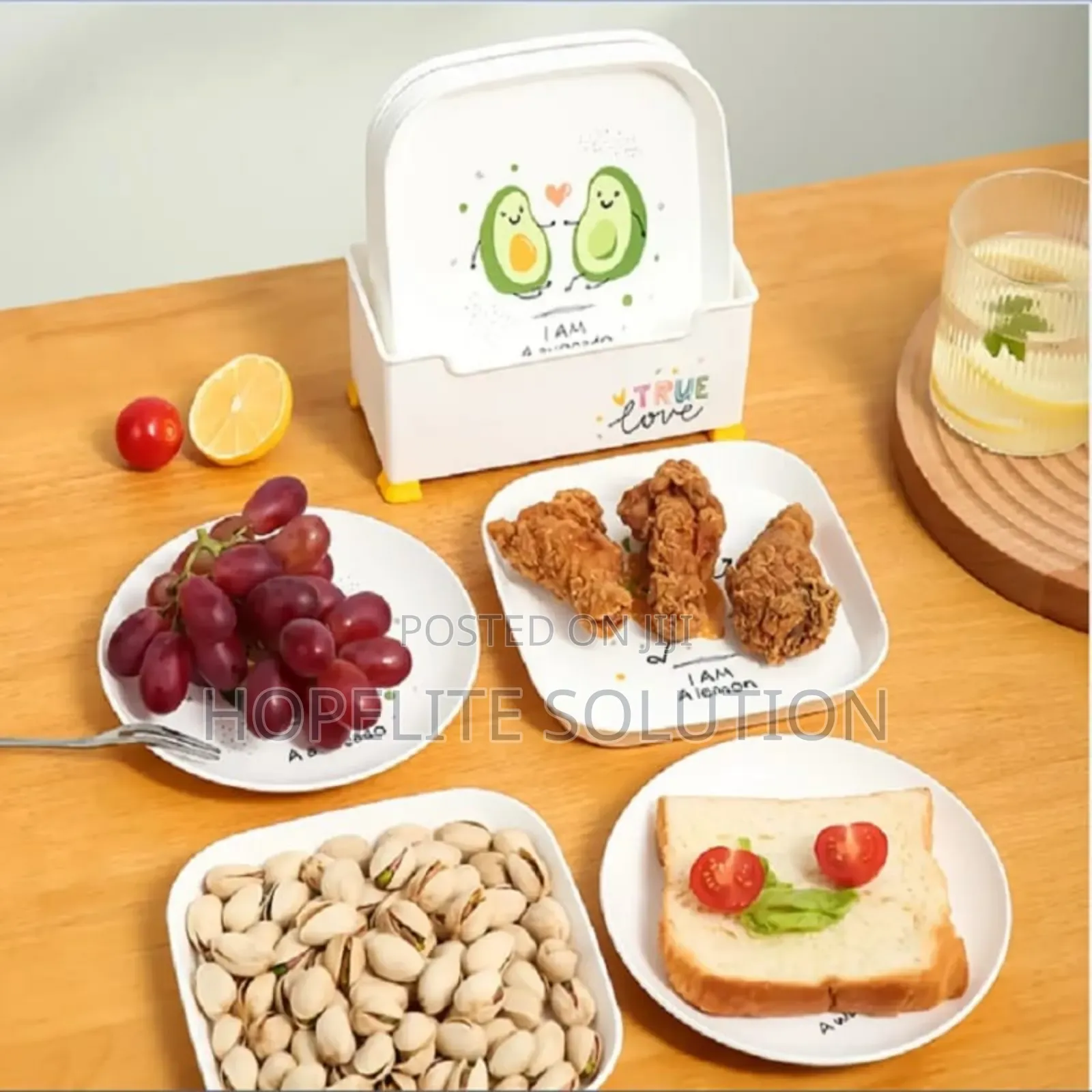 Kids Stack Plates With Stand