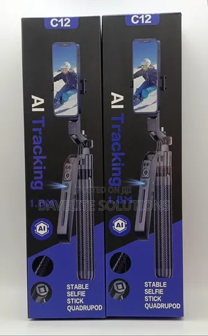 C12 Ai Tracking Tripod, Auto Face Tracking