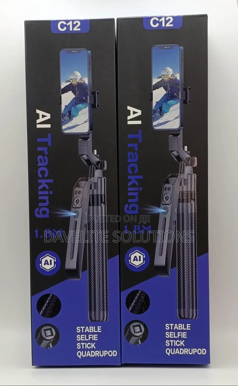 C12 Ai Tracking Tripod, Auto Face Tracking