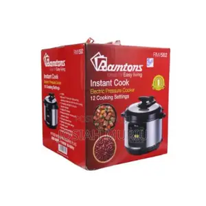 Ramtons Rm/582-Electric Pressure Cooker- Black