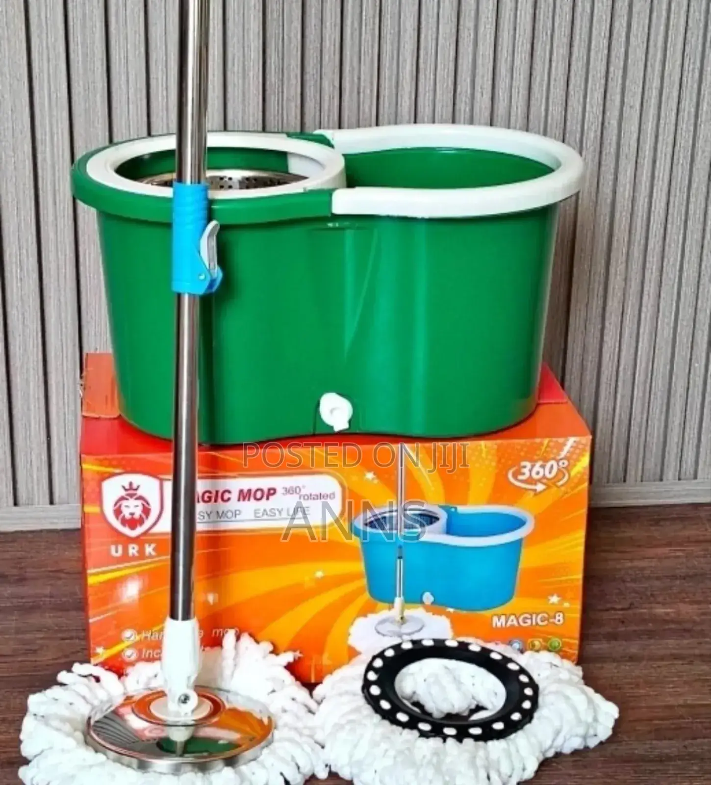 Urk Metallic Spin Mop /Easy Mop 360°