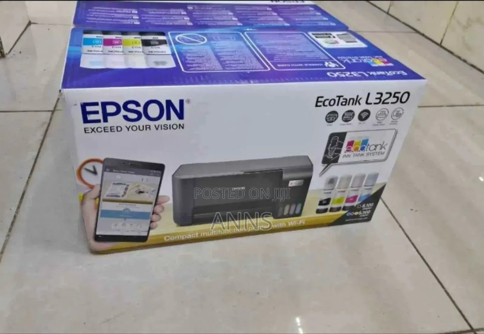 Epson Ecotank L3250 Multifunctional Printer + Wifi Option Ep*