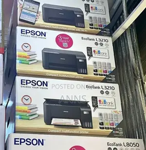 Epson Ecotank L3210 Multifunctional Printer + Wifi Option Ep*Black