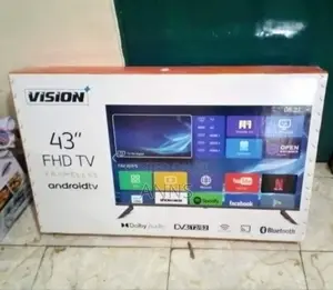 Vision Plus 43 Inch Frameless Smart Android Tv/ HDR Tv /Bt/Cast