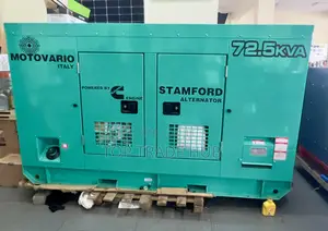 Motovario Italy Cummins Silent Diesel Generator 58kw/72kva Dual Phase