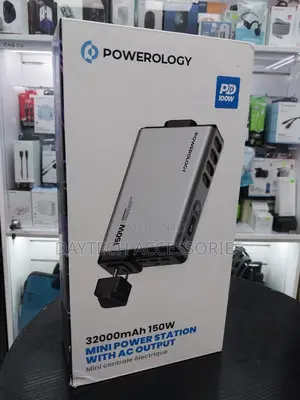 The Powerology 32000mah 150w Power Station.