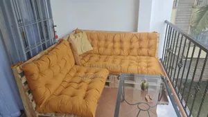 Mustard Yellow Pretty Pallet Cushions