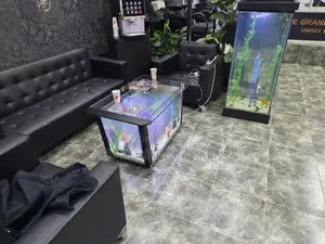 Showroom Centerpiece - Glass Aquarium Table