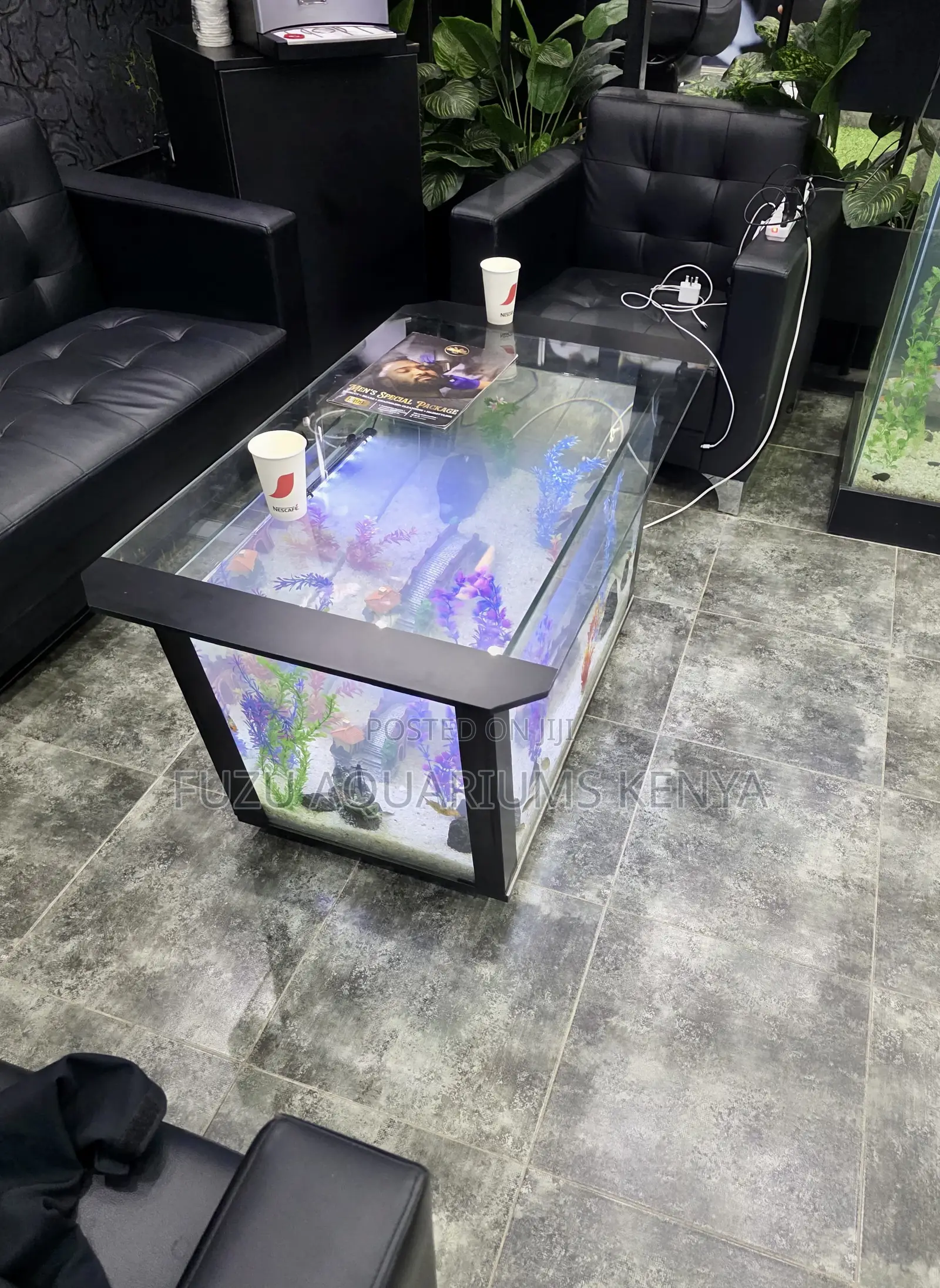 Budget-Friendly Luxury Aquarium Table - 