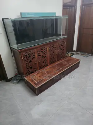 Ultimate 6ft Royal Aquarium on Artisan Teak Cabinet – 100% Complete
