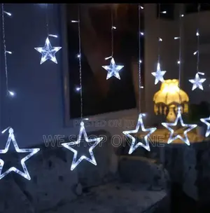 Star Curtain Christmas Decor 1*3m