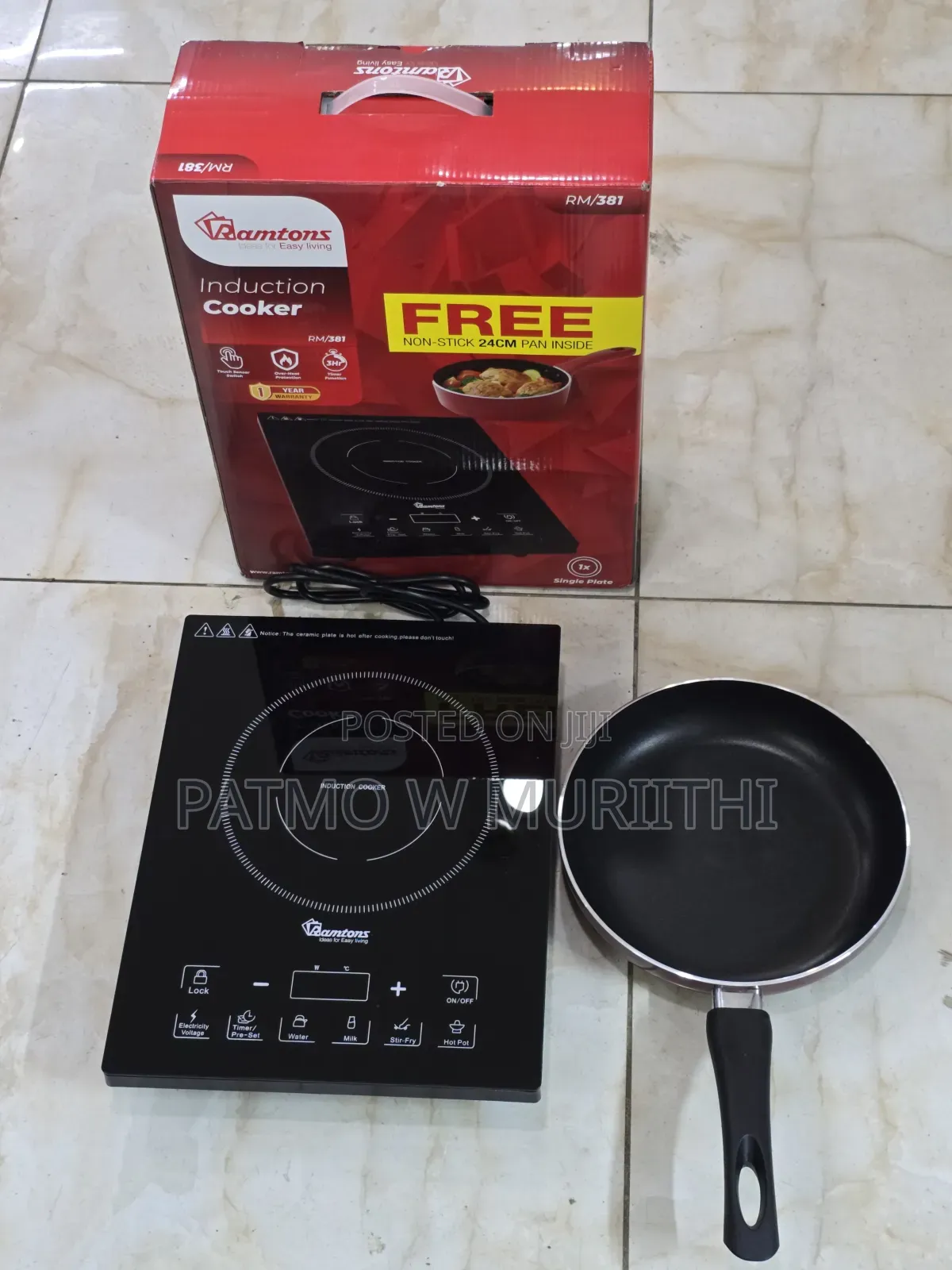 Ramtons Induction Cooker Rm/381