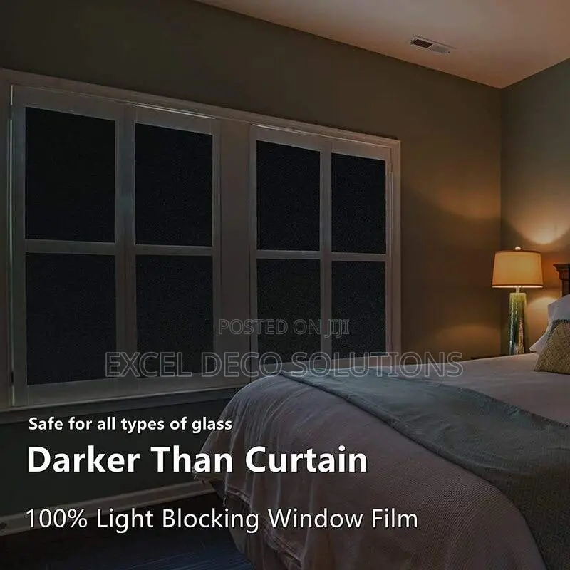 Blackout Window Film Per Meter | Total Light Block