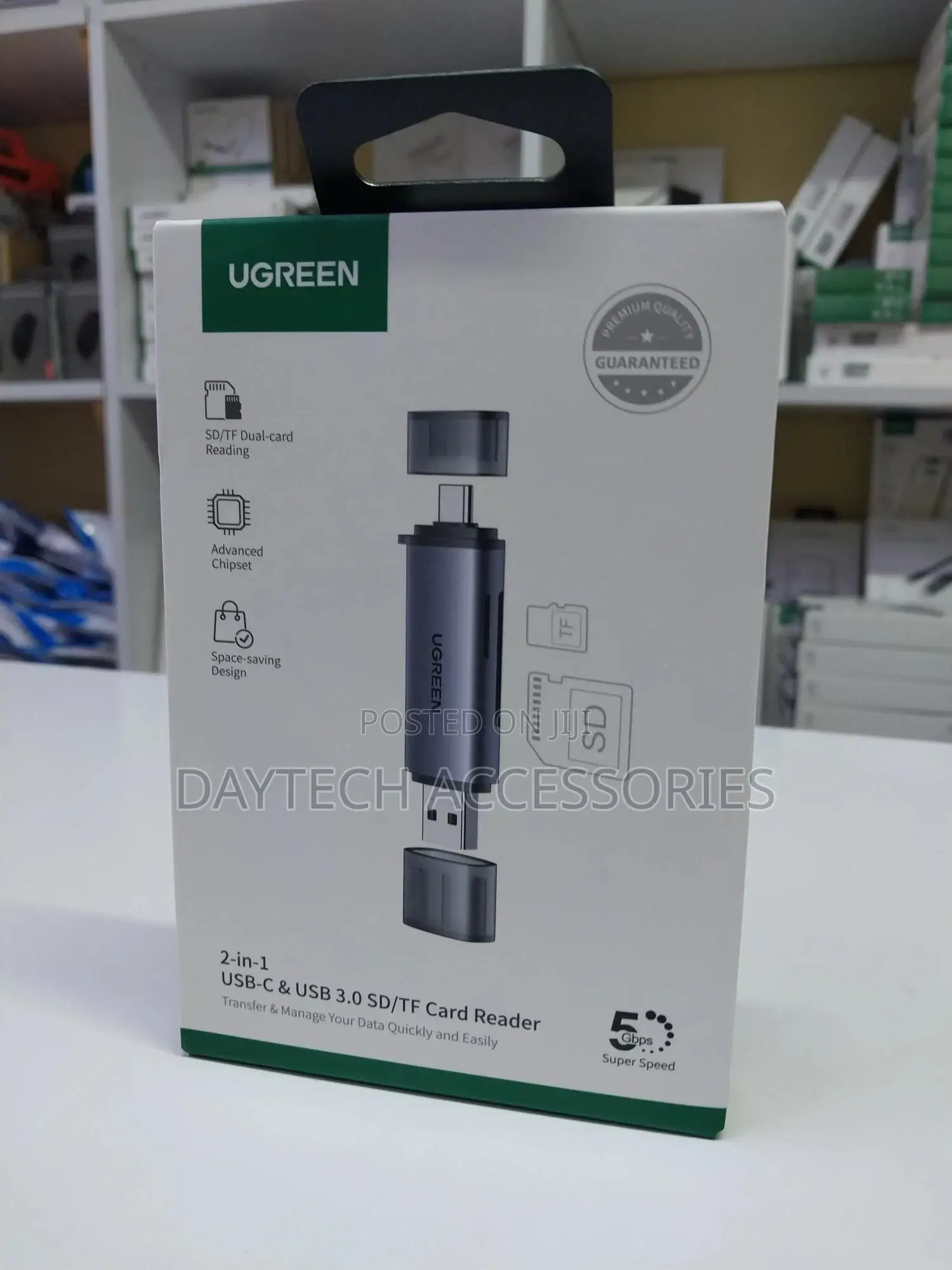 Ugreen Cm185 Usb-C/Usb-a Card Reader (Ug- 50706)