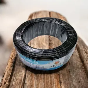 Elvin Black 1.5mm 90m Flexible PVC Insulated Wiring Electrical Cable