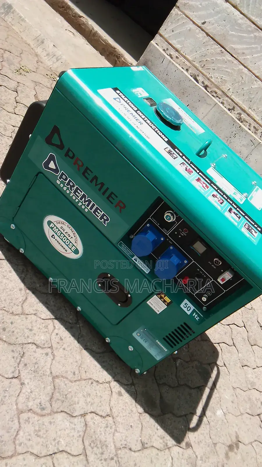 Silent Diesel Generator Key Start