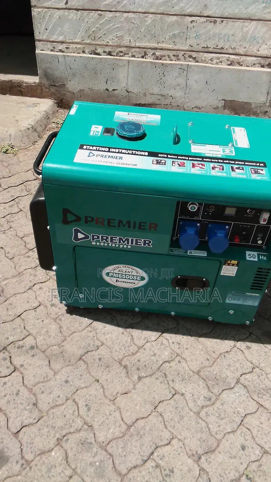 Silent Diesel Generator Key Start