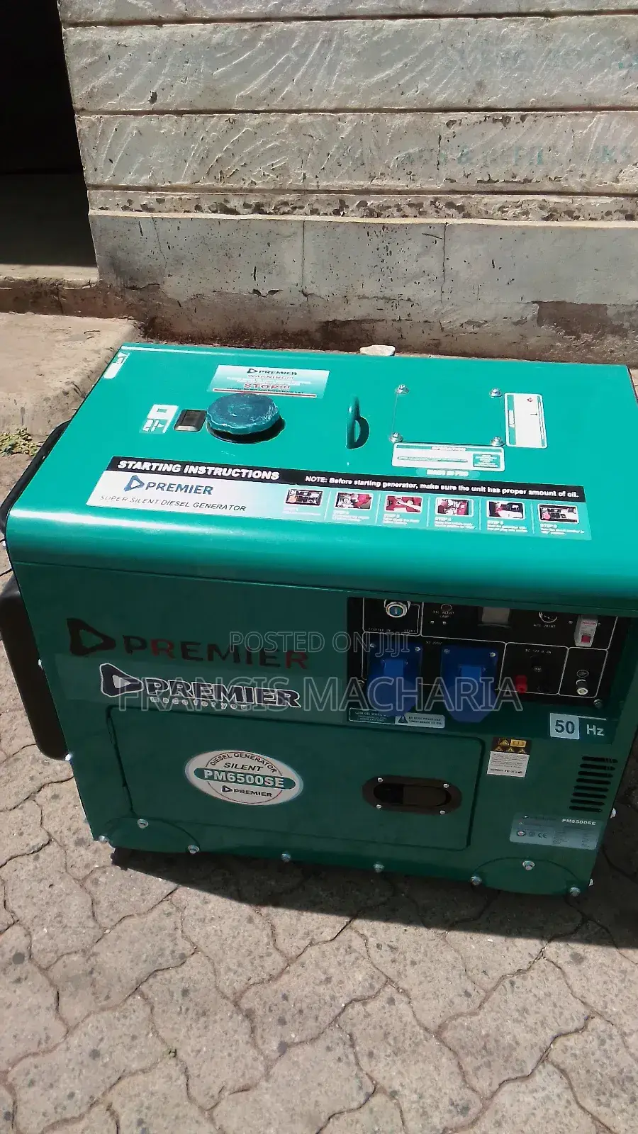 Silent Diesel Generator Key Start