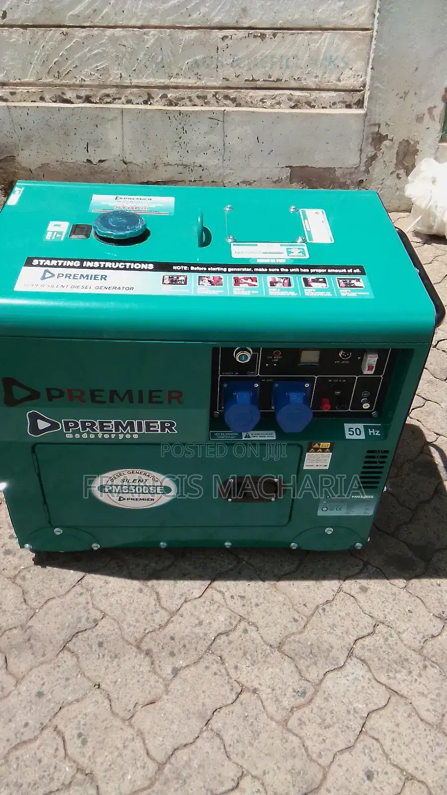 Silent Diesel Generator Key Start