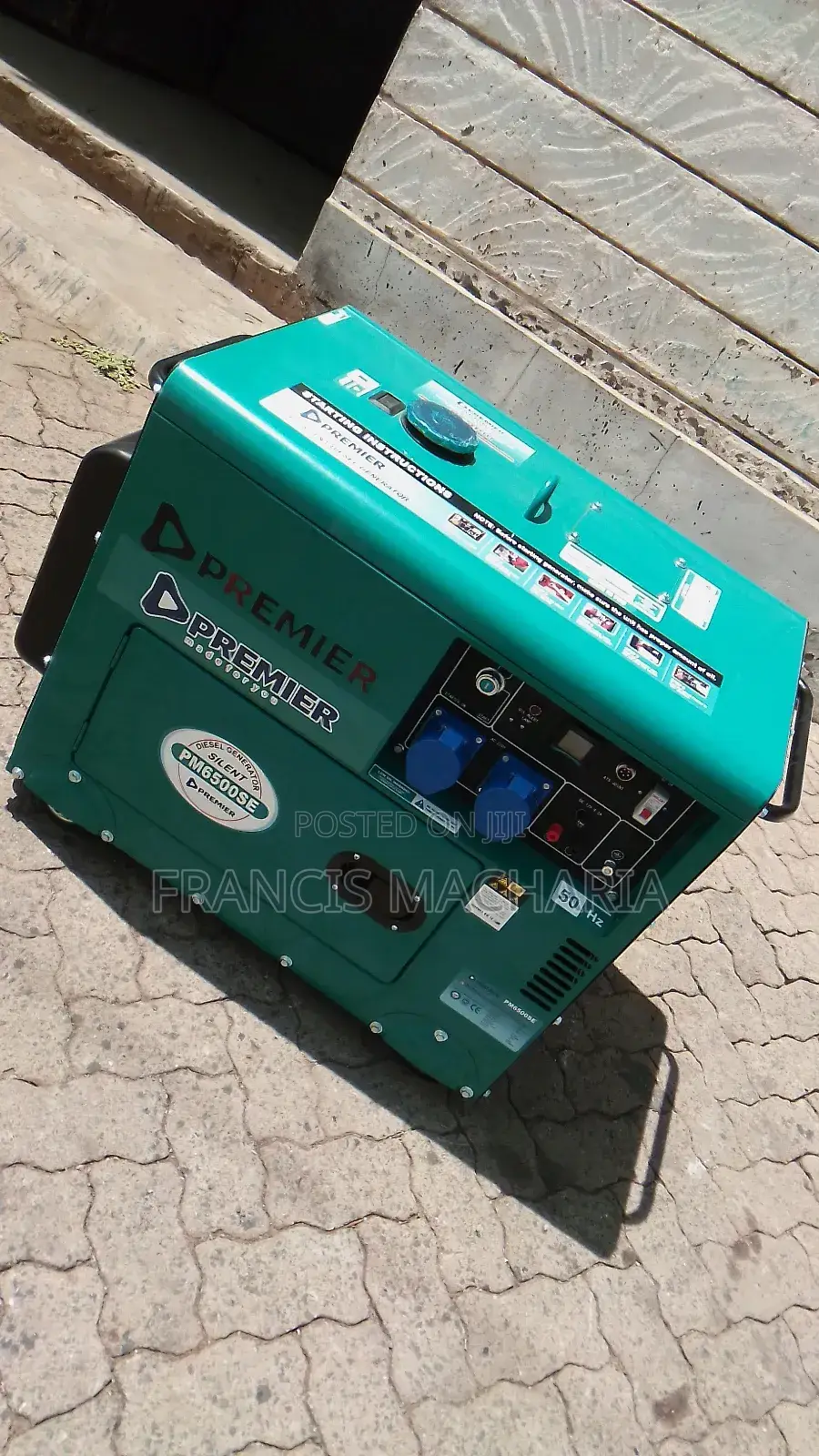 Silent Diesel Generator Key Start
