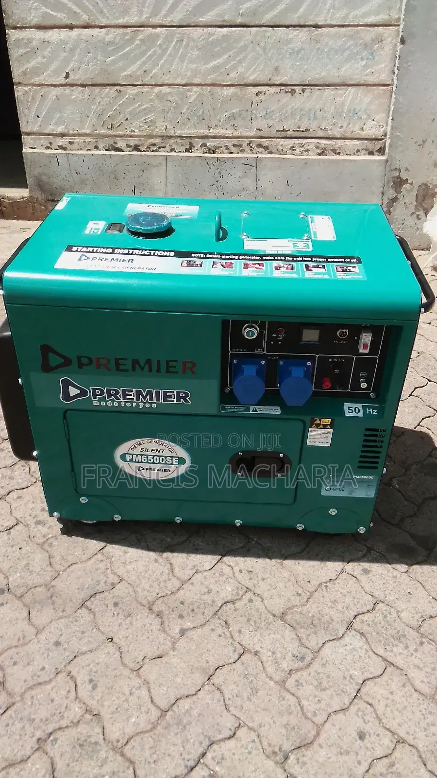 Silent Diesel Generator Key Start