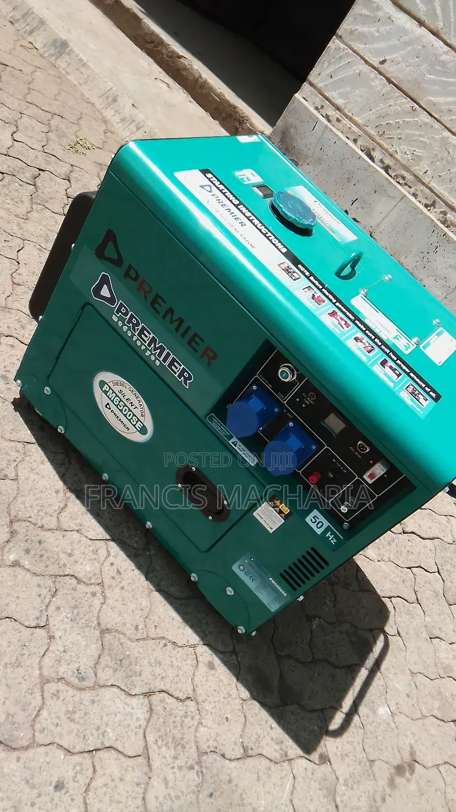 Silent Diesel Generator Key Start