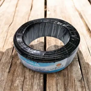 Elvin Black 1.5mm 90m PVC Flexible Long-Lasting Wiring Electricalcable