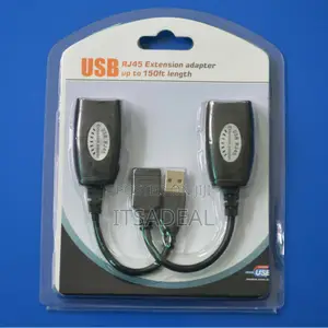 Usb Rj45 Extension Adapter Up to 150 Ft Length (50m)