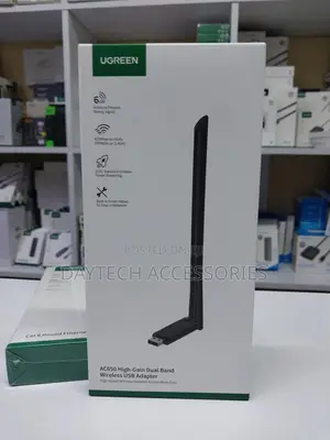 The Ugreen Ac650 High-Gain Dual Band Wireless Wifi Usb Adapter.