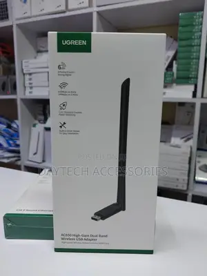 Ugreen Ac650 High-Gain Dual Band Wireless Usb Wifi Adapter - Cm496