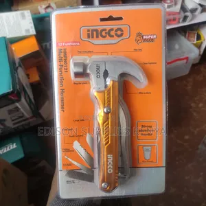 Ingco Multi-Function Hammer Multi Tool Pliers Utility Knife Hex Keys