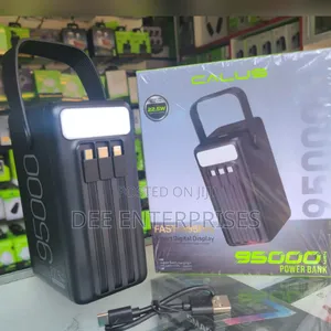Fast-H95pro 95000mah (With Inbuilt Cables + Can Charge a Laptop)