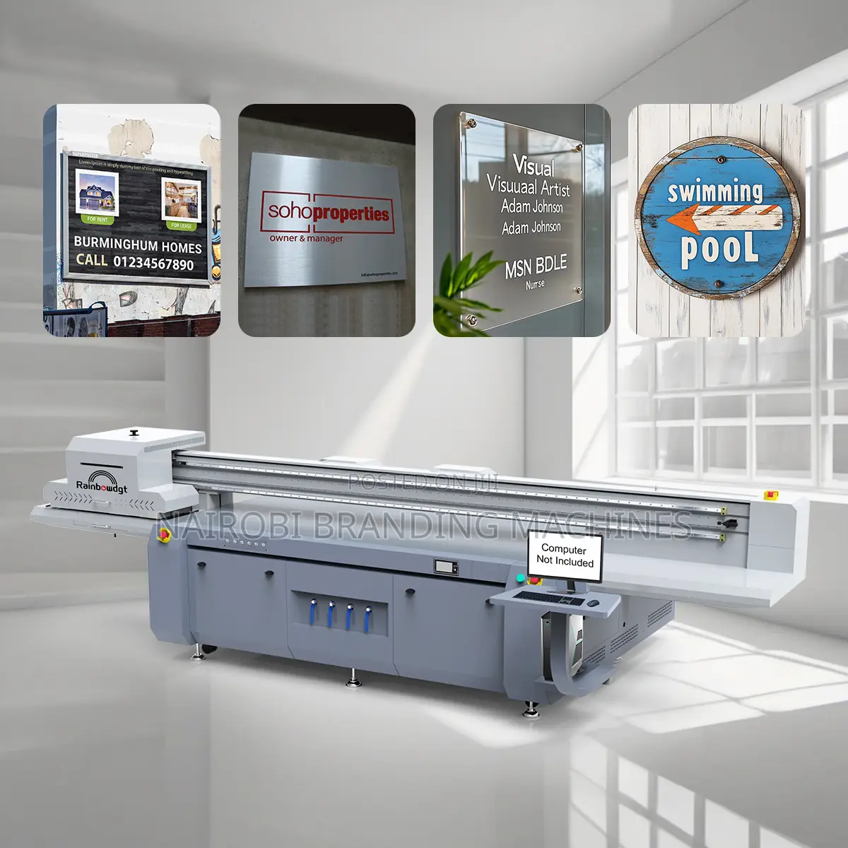 Automatic New 1325 Uv Flatbed Printer Digital Led Uv Printing