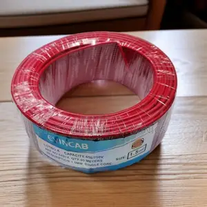 Evin High Quality Red 1.5mm 90m Flame Retardant Wiring Electric Cable