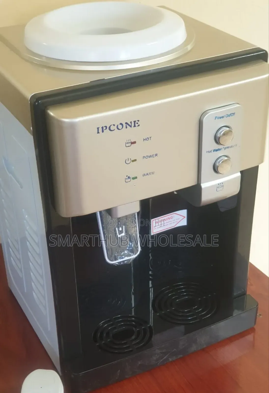Silver Ipcone Table Top Water Dispenser
