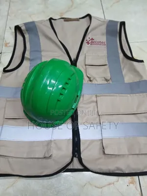 Light Green Vaultex Safety Helmet En Standards Approved And Jacket
