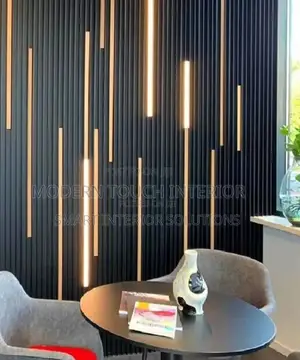 Led-Holder Fluted Wall Panel