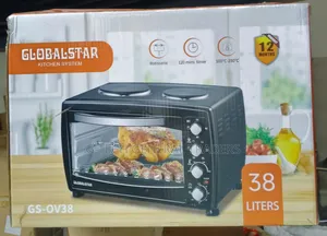 Globalstar 38l Electric Oven With 2 Electric Hotplate