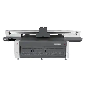Industrial Uv Flatbed 2500mm Glass Printer With Varnish 1440dpi