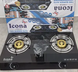 Cooker 2 Burner Glass Top Ipcone